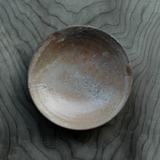 埋め焼き浅鉢(白) 14cm