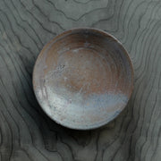 埋め焼き浅鉢(白) 14cm