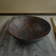 埋め焼き深鉢(黒) 15cm