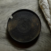 漆朽ち塗り盆皿 6寸 (A3) plate