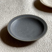 6寸皿 黒 plate