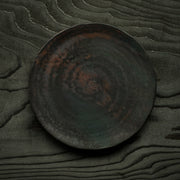 Pit-fired Side Plate (Black) 16cm