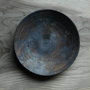 Pit-fired Shallow Bowl (Black) 19cm