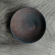 Pit-fired Shallow Bowl (Black) 14cm