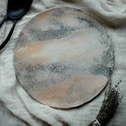 Pit-fired Plate (White) 25cm